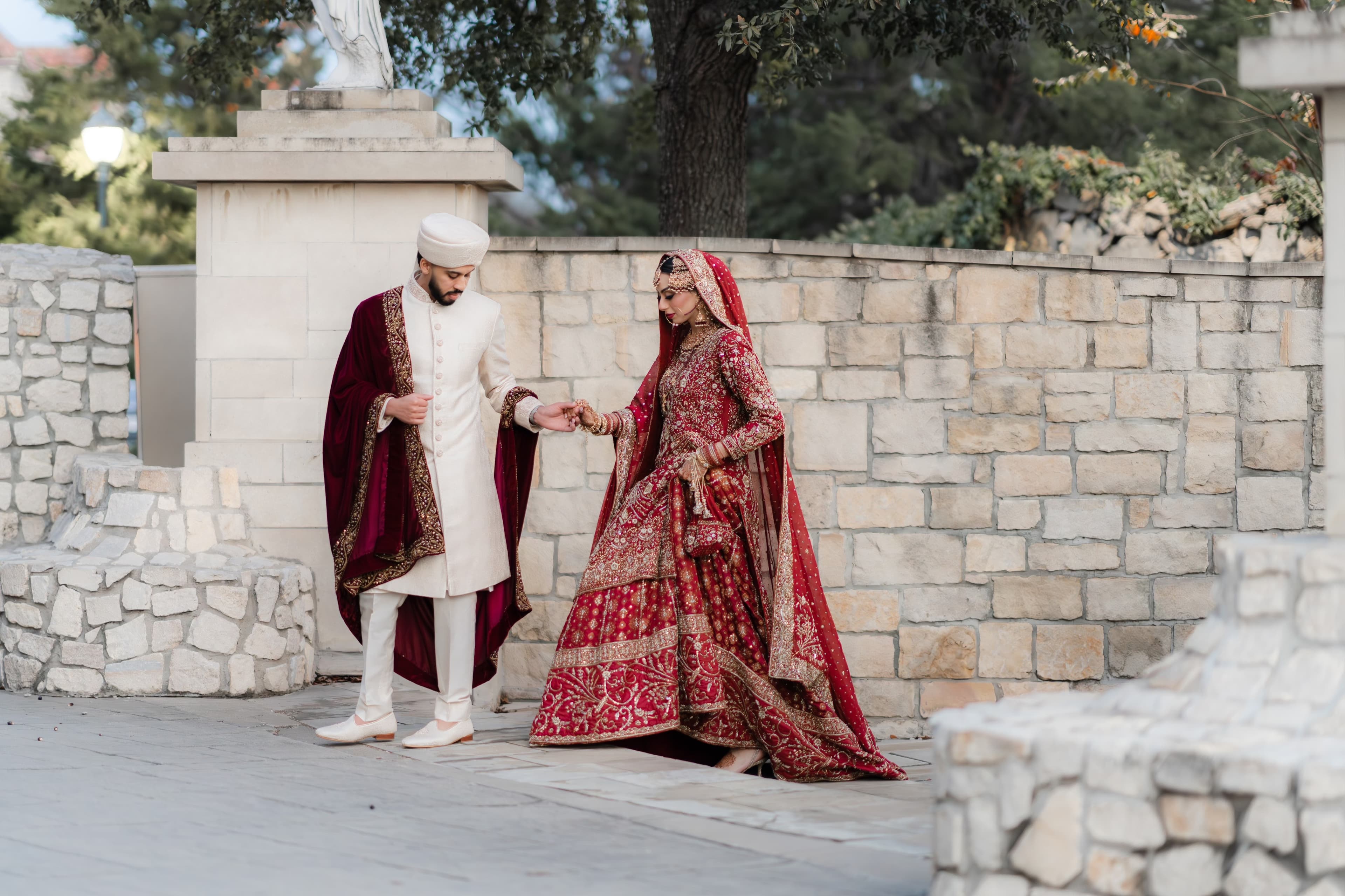 Couple walking